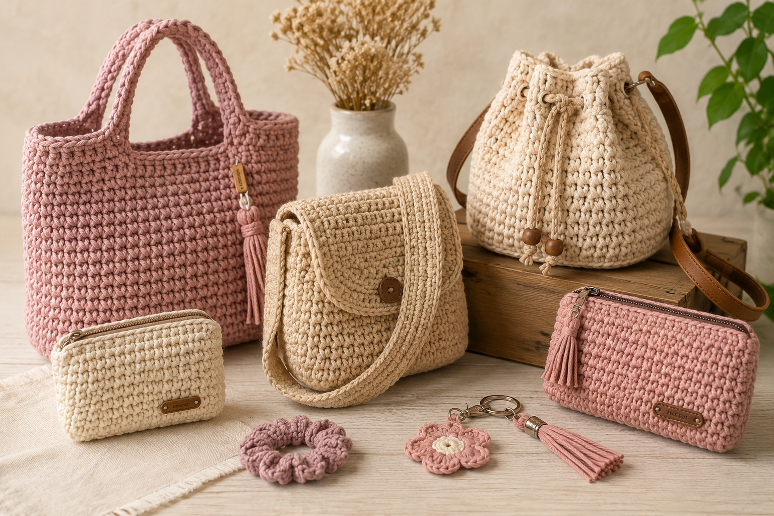 Crochet bags and accessories patterns