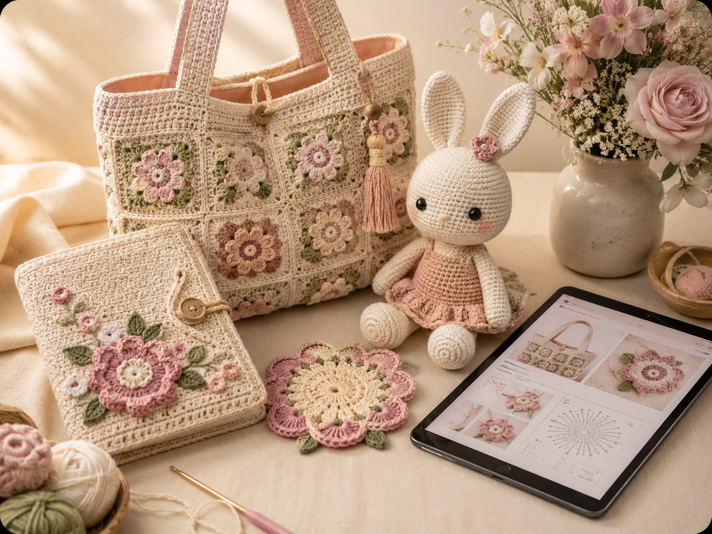 Cute amigurumi crochet patterns and handmade yarn projects by Sellixy