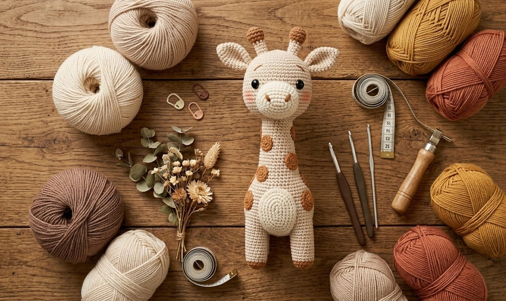 Giraffe Crochet Pattern PDF, Amigurumi Giraffe Crochet Pattern, Stuffed Animal Crochet Tutorial, Baby Shower Gift, Instant Download