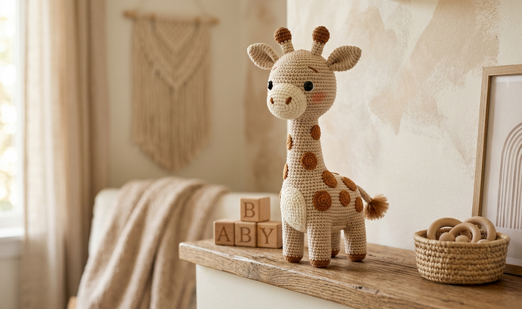 Giraffe Crochet Pattern PDF, Amigurumi Giraffe Crochet Pattern, Stuffed Animal Crochet Tutorial, Baby Shower Gift, Instant Download