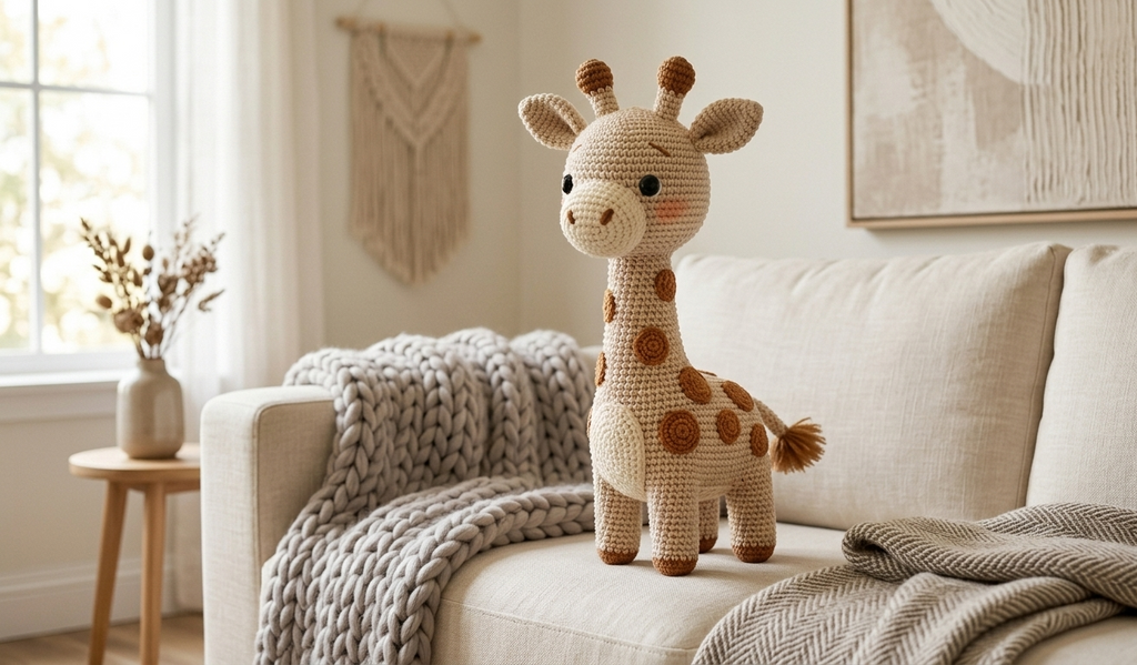 Giraffe Crochet Pattern PDF, Amigurumi Giraffe Crochet Pattern, Stuffed Animal Crochet Tutorial, Baby Shower Gift, Instant Download