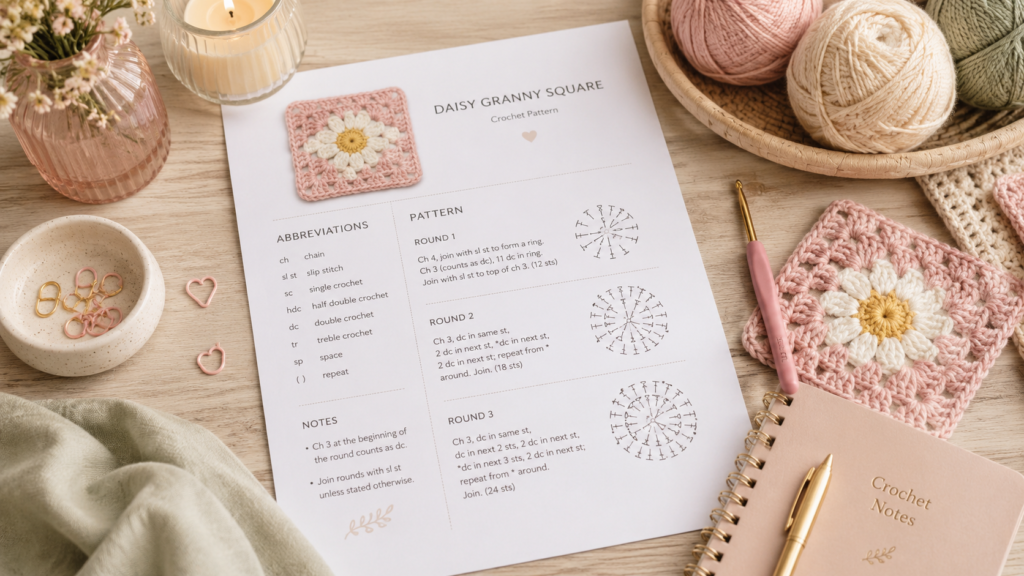 How to Read a Crochet Pattern for Beginners
