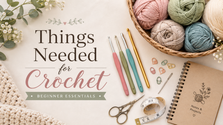 Things Needed for Crochet: Complete Beginner Materials Guide