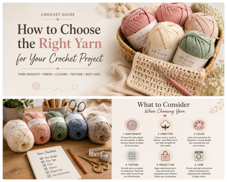 How to Choose the Right Yarn for Crochet Project