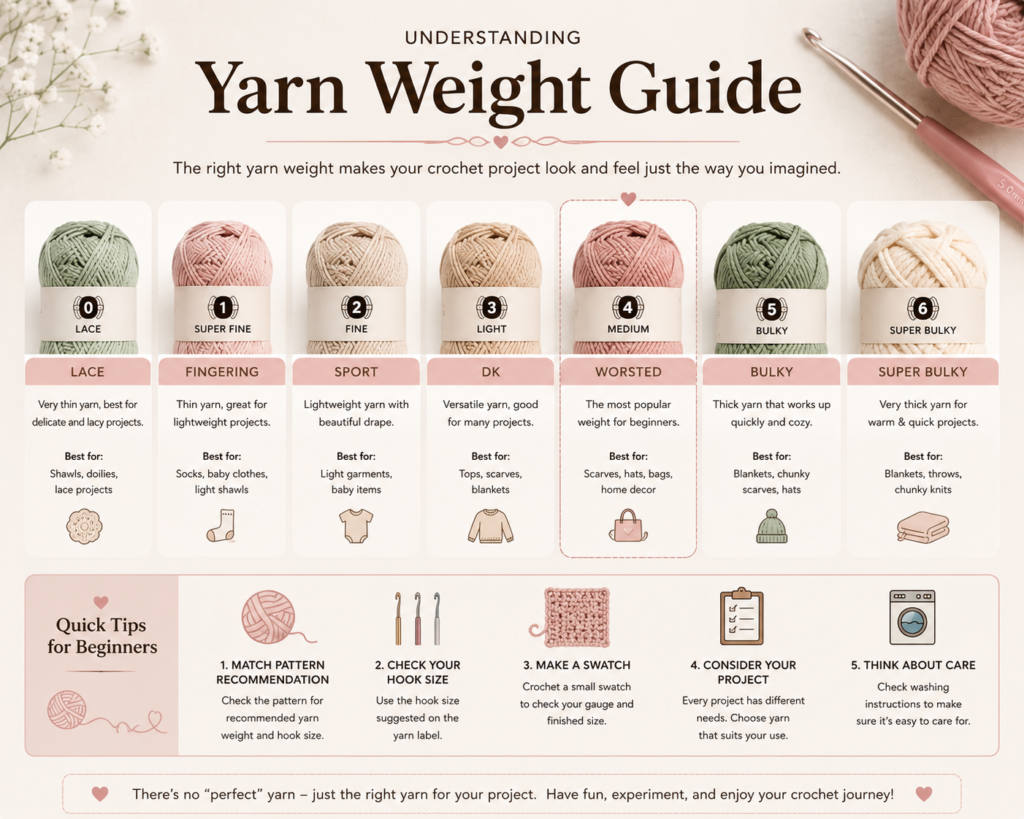 How to Choose the Right Yarn for Your Crochet Project