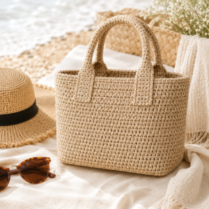 Basket Bag Crochet Pattern PDF