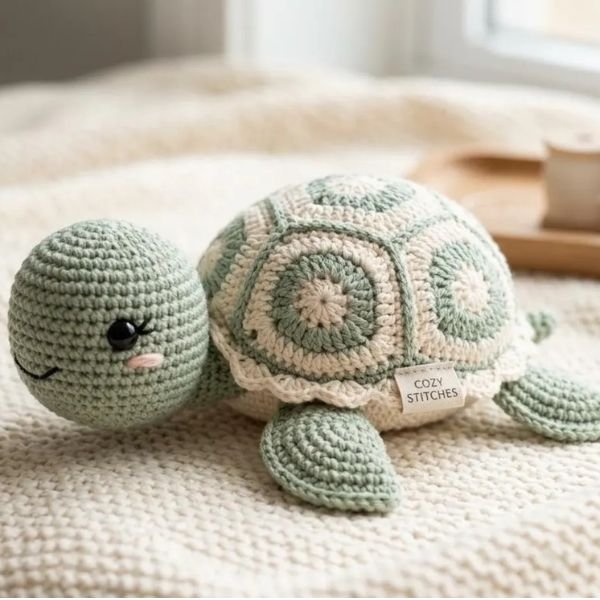 Crochet Turtle Pattern PDF