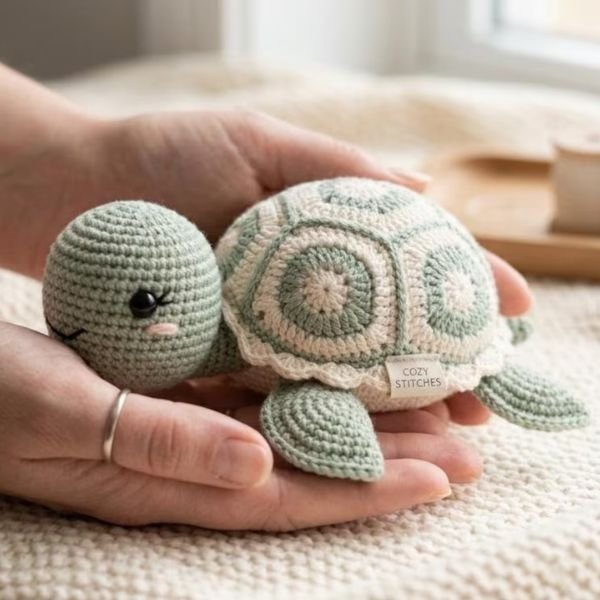 Crochet Turtle Pattern PDF