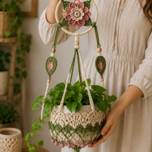 Crochet Plant Hanger Pattern PDF