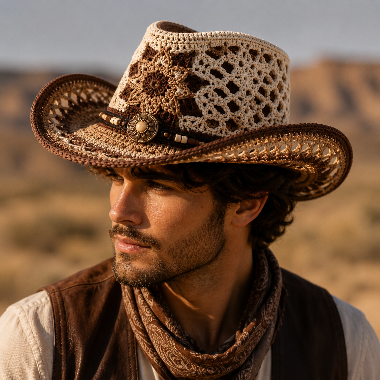Crochet Cowboy Hat Pattern PDF