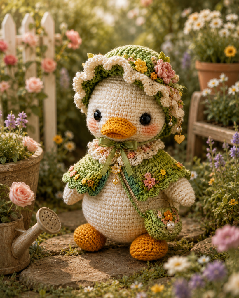 Crochet Amigurumi Duck Pattern PDF – Easy Plush Duck Crochet Tutorial