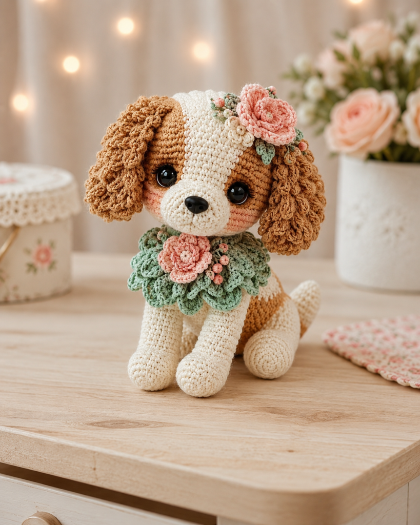 Crochet Dog Pattern PDF | Cute Amigurumi Puppy Crochet Tutorial
