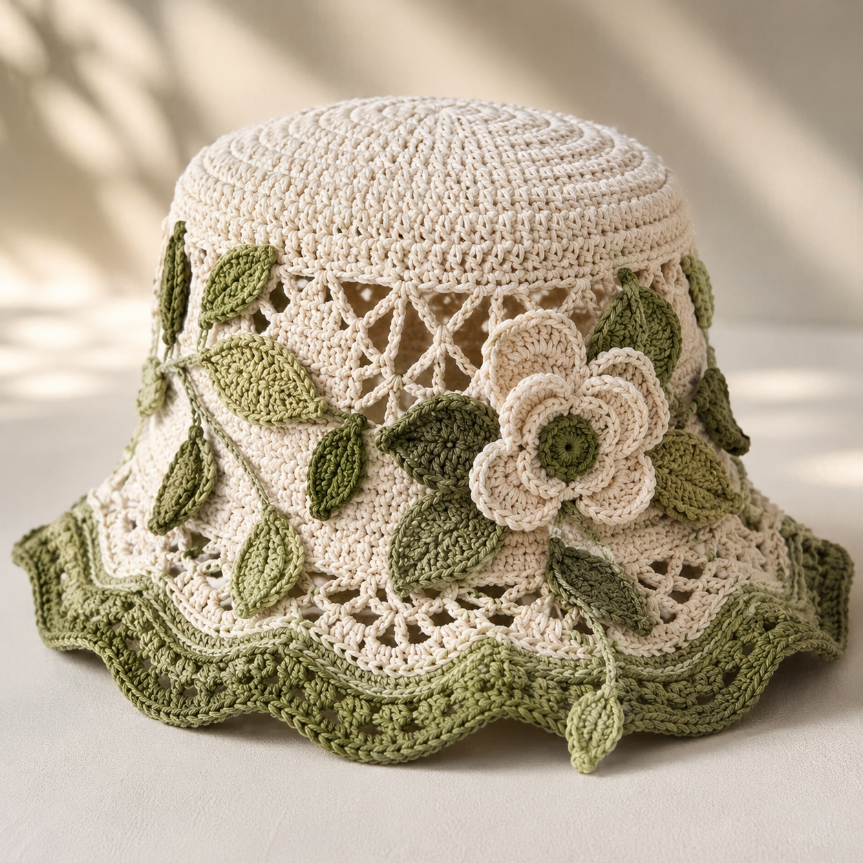 Crochet Bucket Hat Pattern PDF