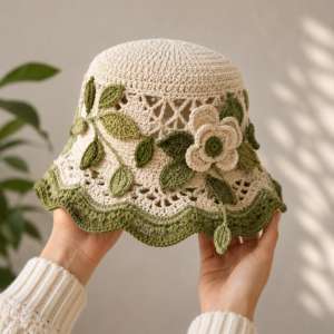 Crochet Bucket Hat Pattern PDF