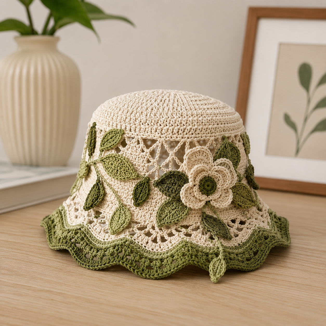 Crochet Bucket Hat Pattern PDF