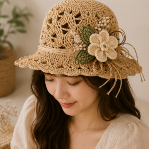 Crochet Straw Hat Pattern PDF