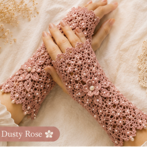 Crochet Fingerless Gloves Pattern PDF