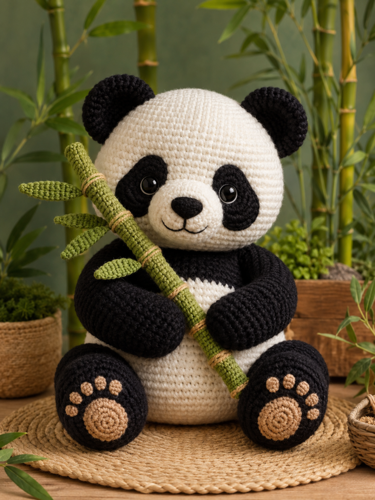 Crochet Panda Pattern PDF | Amigurumi Panda Crochet Pattern | Instant Digital Download