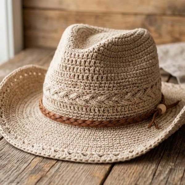 Crochet Cowboy Hat Pattern PDF