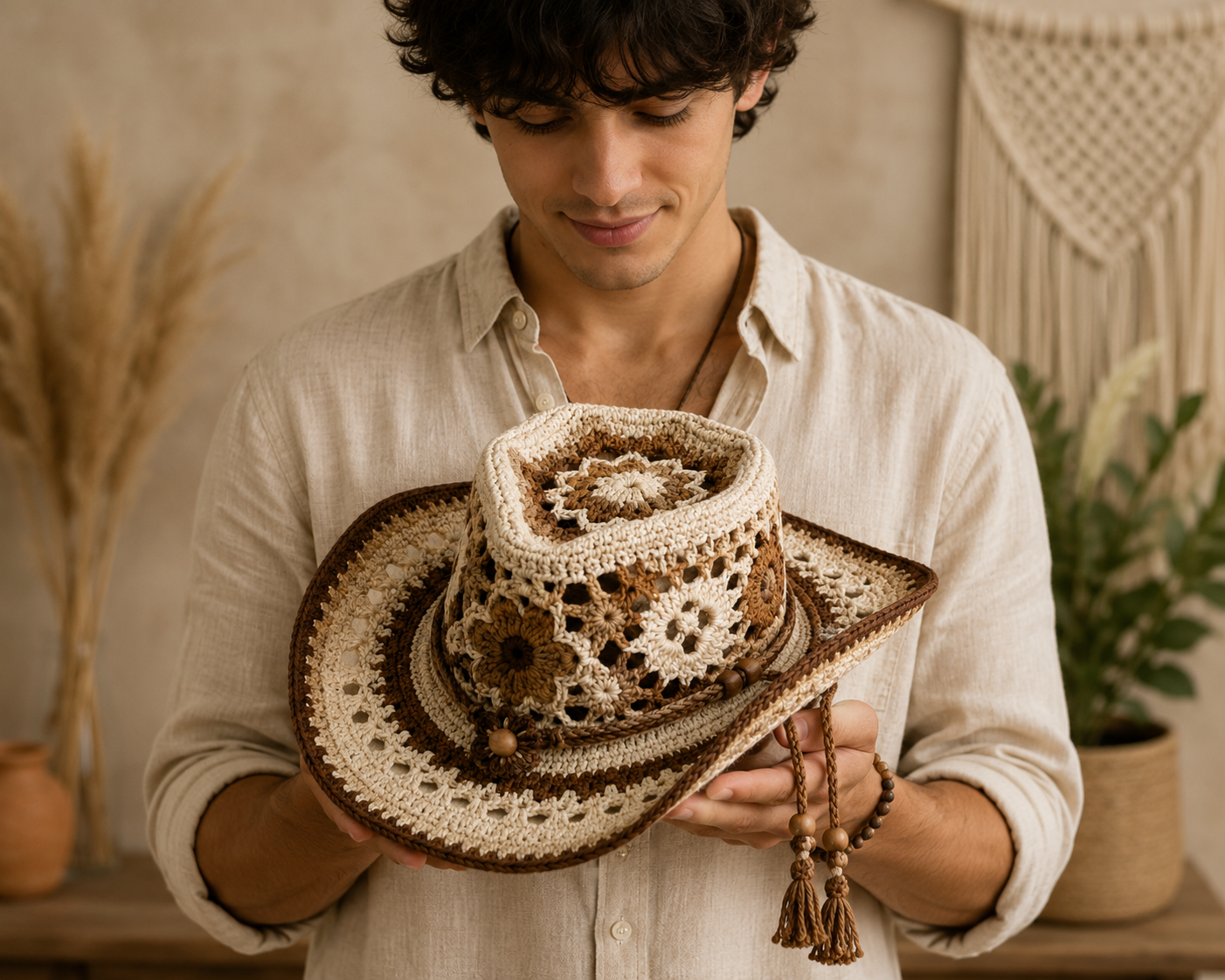 crochet cowboy hat pattern