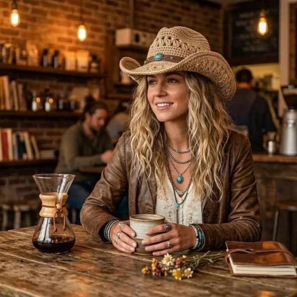 Crochet Western Cowgirl Hat Pattern