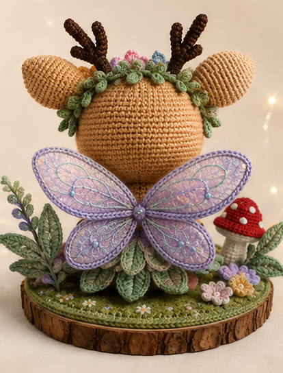 Crochet Fairy Deer Amigurumi Pattern PDF