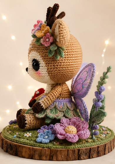 Crochet Fairy Deer Amigurumi Pattern PDF