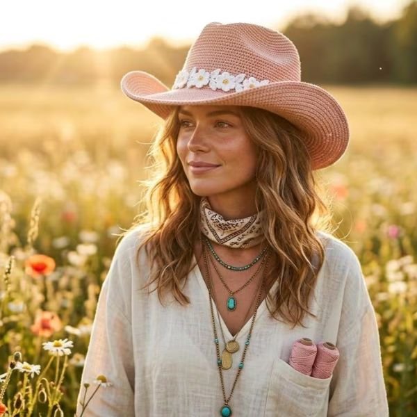 Crochet Cowgirl Hat Pattern