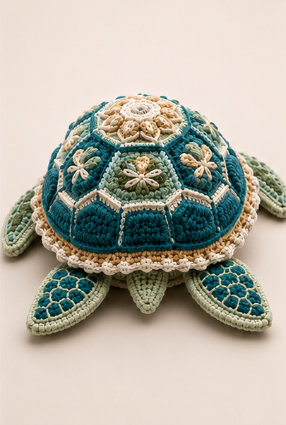 Crochet Turtle Amigurumi Pattern PDF