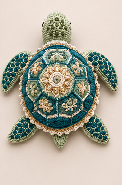 Crochet Turtle Amigurumi Pattern PDF