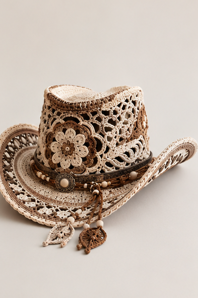 Crochet Western Cowboy Hat Pattern PDF