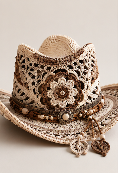 Crochet Western Cowboy Hat Pattern PDF