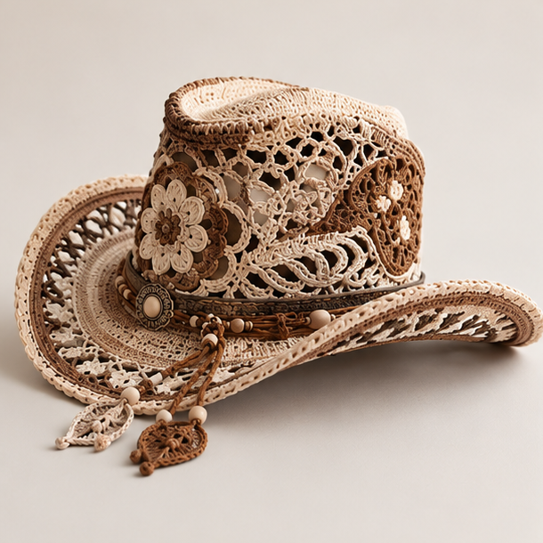 Crochet Western Cowboy Hat Pattern PDF