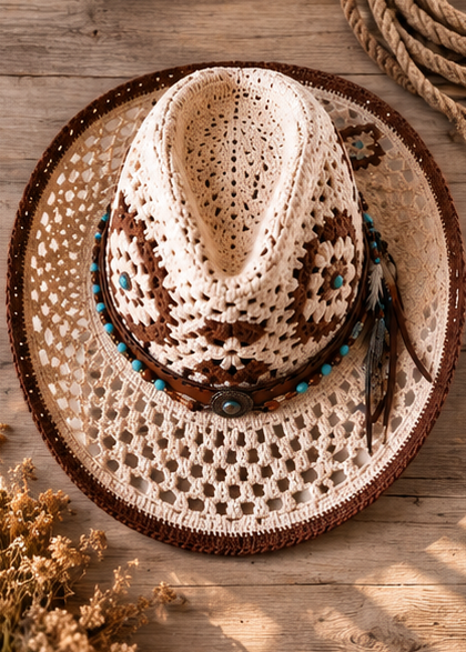 Crochet Cowboy Hat Pattern PDF
