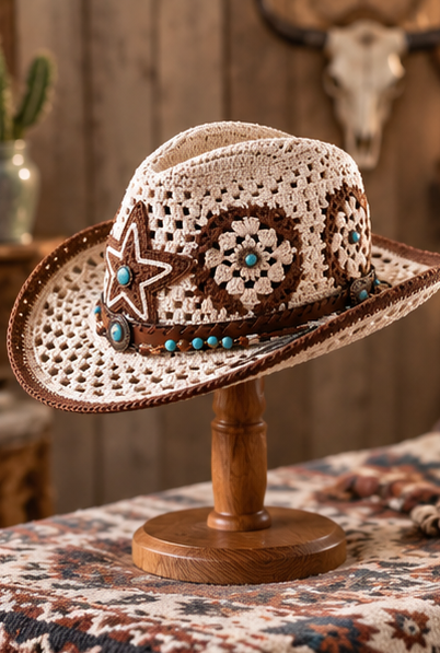 Crochet Cowboy Hat Pattern PDF